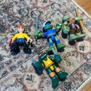 Teenage Mutant Ninja Turtles keychains